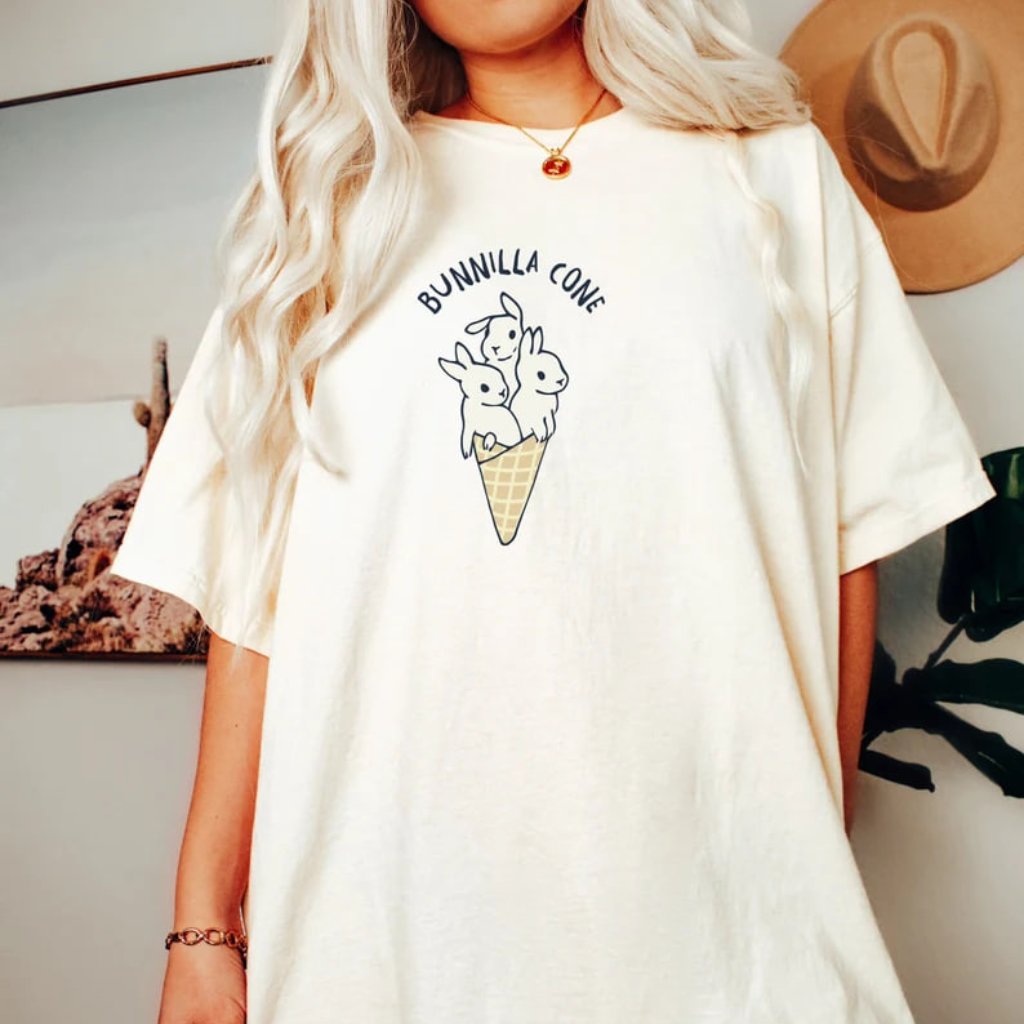Cute Funny Bunny Tshirt, Easter Tee, Spring Shirt